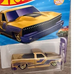 Hot Wheels 2026 Bouncin Bass 1/5 Scale Diecast Model Car with Gold and Purple Finish
