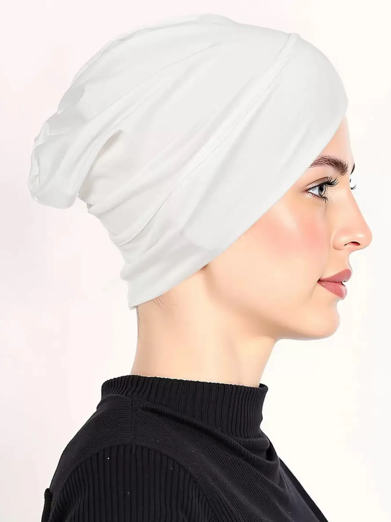 Women's Solid Color Underscarves, Soft Comfortable Breathable Hijab for Daily Wear, Fashionable Versatile Accessories for Women & Girls