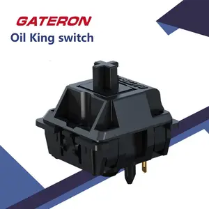 Jybmak Gateron New Oil King 2.0 Switch, Three-Layer Pin Self-Lubricating Linear Handle, 55gf Mechanical Keyboard Switch Accessories, Linear Switches, 70pcs