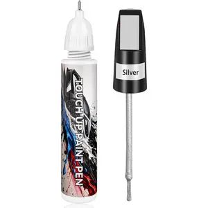 Touch Up Paint for Cars, Silver Car Paint Touch Up Pen, Car Paint Scratch Repair, Auto Paint Repair Pen, Professional Seamless Coverage, Color Accurate, Long lasting Adhension, Fast Drying