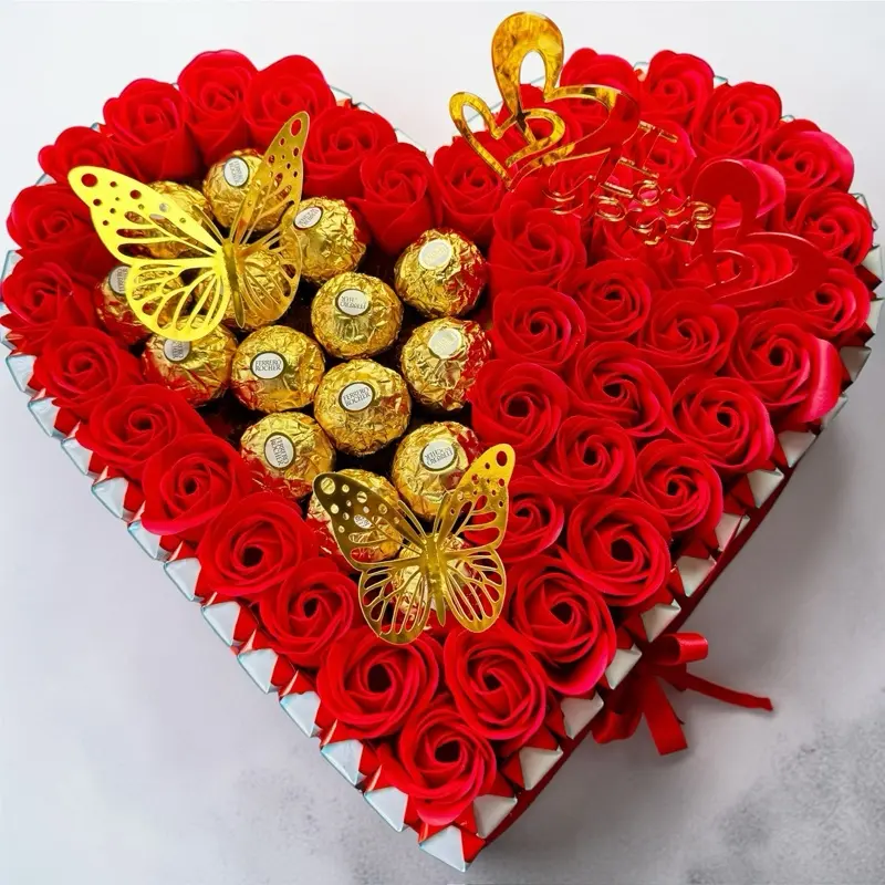 “I Love You” Ferrero Rocher Heart Gift Box “I Love You” Ferrero Rocher Heart Gift Box