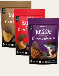Carobmē Organic Carob Covered Almonds ~ Cashews ~ Peanuts