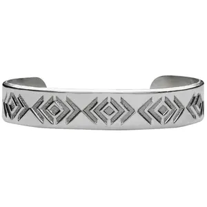 Aztec Print Western Cuff Bracelet | Hand Crafted Western Men's Cuff