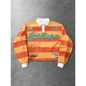 Unisex colorblock striped fitted patchwork shirt, casual long-sleeve top, comfortable daily wear, stylish men’s and women’s clothing