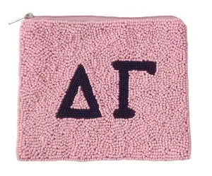 Delta Gamma Beaded Pouch