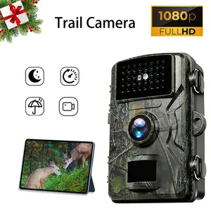 Game Camera, HD Trail Camera with IR Night Vision, Motion Activated, IP66 Waterproof, Wide Angle, Trail Cameras for Outdoor Wildlife Monitoring, Security, Hunting Gear, Men Gifts