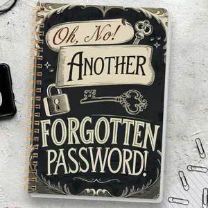 1pc Simple Password Book, Personal Organizer Book, Minimalist Advanced Address Password Manager With Website Password Quick Access Username And Password Storage Perfect For Home Office Internet Computer Logins, Great Holiday Gifts