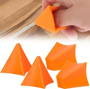 Silicone Seam Tools,Silicone Caulking Tool Set,Caulk Finishing Tool, Reusable Caulking Applicator Finishing Tool,4/6/10/16mm Calking Tool forJoints in Living Rooms, Kitchens,Bathrooms