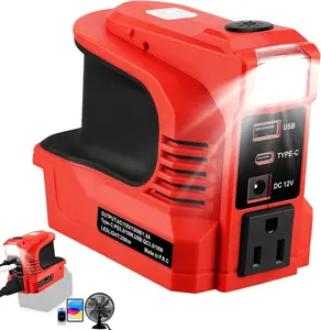 For Milwaukee Portable Inverter | 8.0Ah M18 18V Lithium Replacement Battery | for Milwaukee 48-11-1862 48-11-1852 48-11-1882 Cordless Power Tools | High Output LED Indicator | Safety Protection | Note: (The product itself does not include a battery.)
