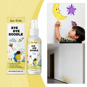 Jue Fish Wall Graffiti Cleaner, Household Wall Stain Care, Pencil And Crayon Instant Cleaning Spray