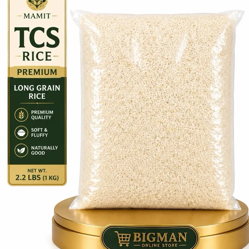 Mamit TCS White Rice, Quality Long-Grain Rice with Carb for Daily Meals