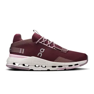 On Running Cloudnova 2 Maroon Peony 3WE30224800 Women's Fashion Shoes New