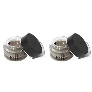 e.l.f. - Pack of 2 - Lock on Liner and Brow Cream, Defines Eyebrows; Color: Medium Brown, 0.19 Oz (5G) dipbrow Makeup Smooth Cosmetic