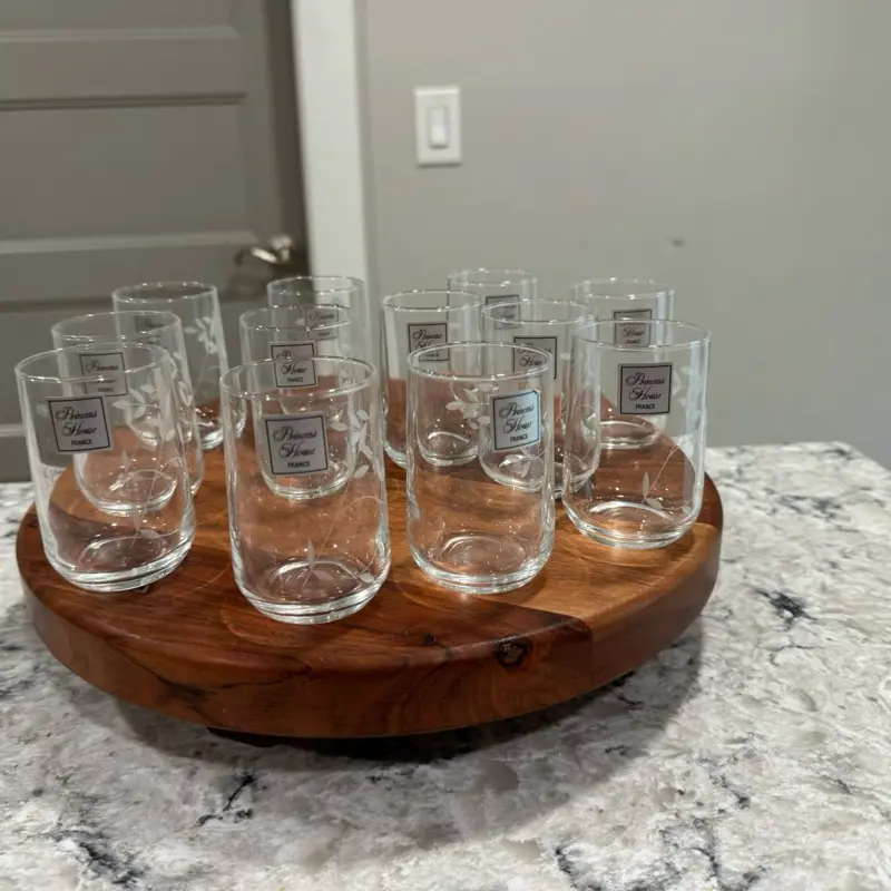 Juego de 12 vasos para jugo capacidad de 4onzas