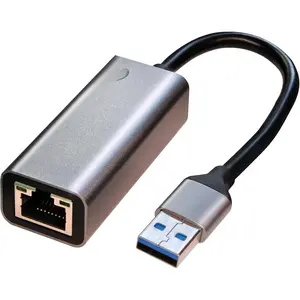 USB A to ethernet Adapter,USB 3.0 Gigabit to ethernet Adapter Compatibility 100/1000MBPS,Compatible with Windows,  OS, Linux, PC, Laptops, and