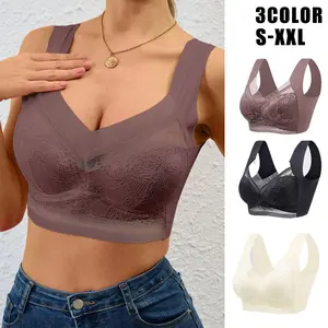 EssElegance Jelly bra Push Up Seamless Everday Bra   Wireless Support for Daily Wear, Ultra-Soft Breathable Fabric Bras Everyday Womenswear all  season soft comfy cami  nursing size  inclusive womens  full  coverage comfortable  plus ajustador hsia  joan