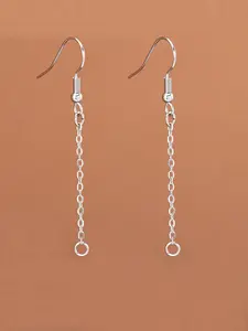 20pcs Stainless Steel Earring Hooks Drop Earring Wires With Connector Ring Ear Hooks Wire Accessories For DIY Jewelry Making Supplies