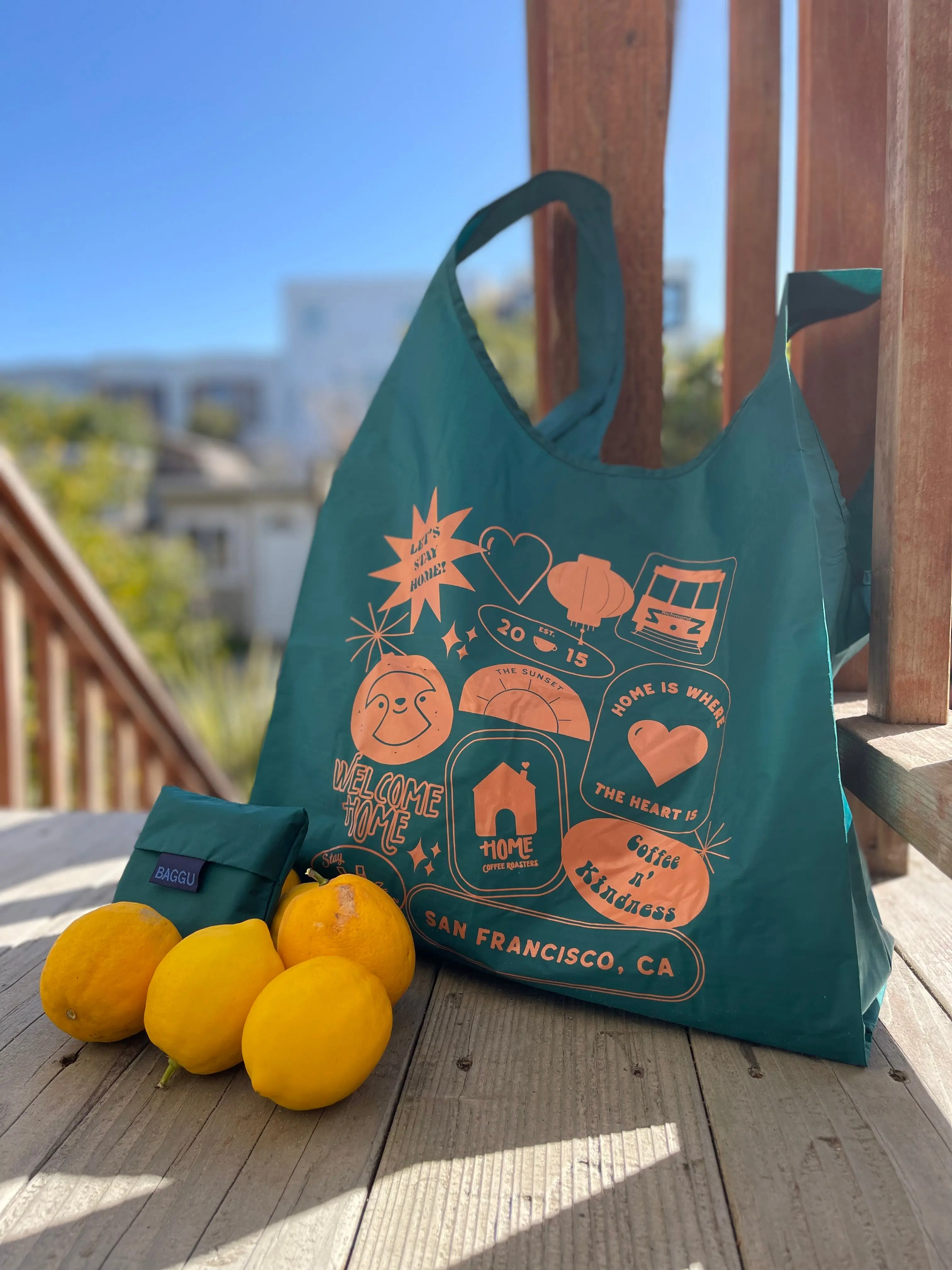 Home X Baggu Nylon Tote Bag