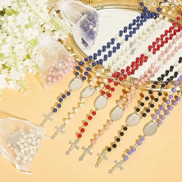 CUSTOM PHOTO ROSARY, PERSONALIZED ROSARY , MEMORIAL ROSARY