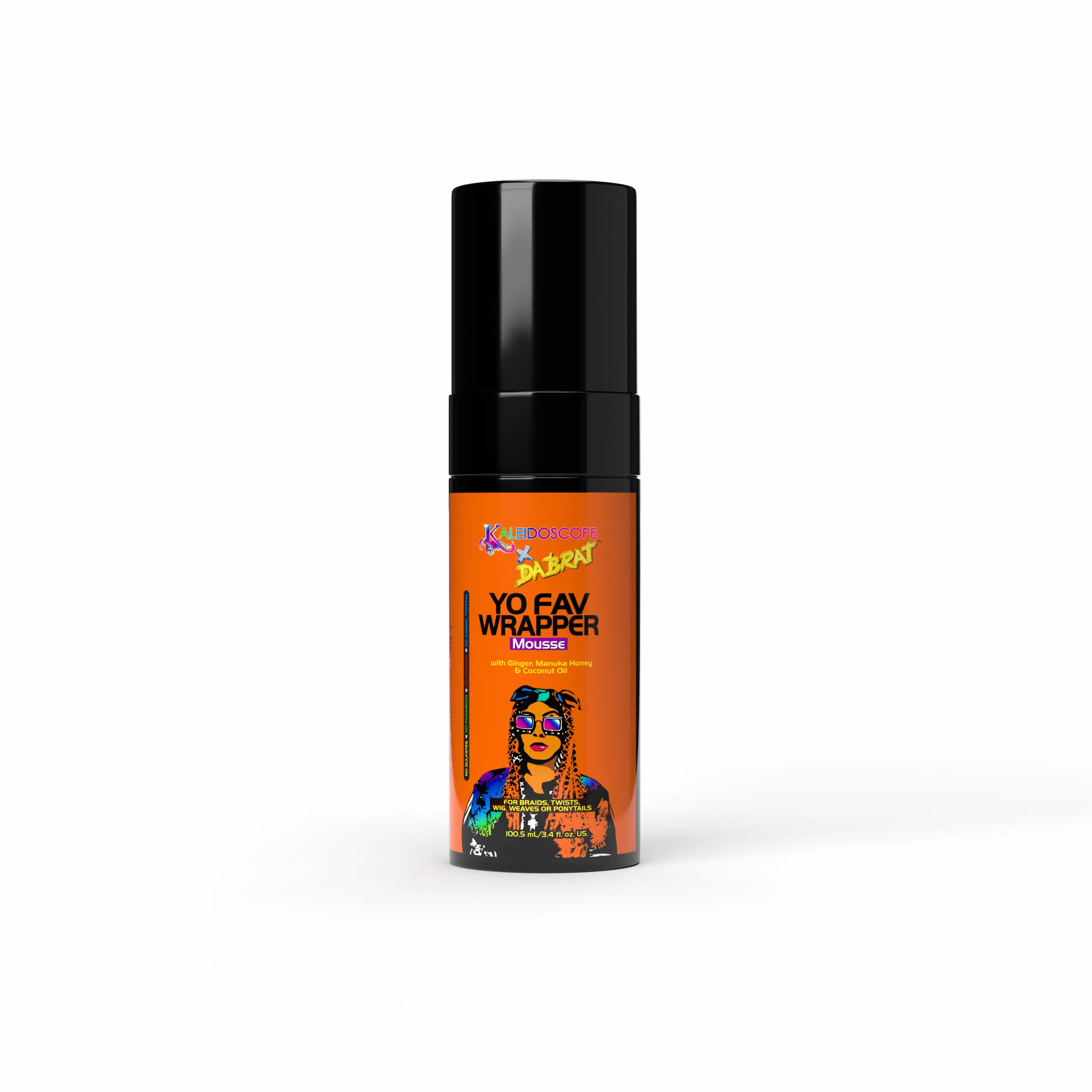 Da Brat Yo Fav Wrapper Haircare Volumizing Styling Mousse Mini, 3.4oz, Volumizing Mousse