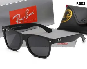 Wayfarer RB2140 Classic Sunglasses Square Frame Premium Vintage Designer Glasses for Men and Women