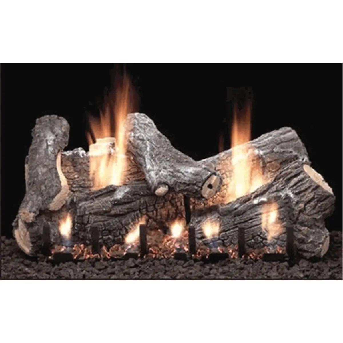 212 MAIN Empire LS18RS 18 in. Refractory Log Set - 6-Piece Artistic Photo Fireplace Accent, Home Decor Decoration