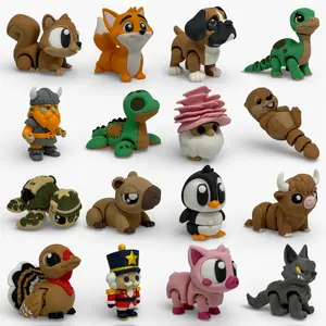 POCKET PALS Minis - 3D Printed Collectible Figures - High-Quality PLA - Many Designs to Choose From!