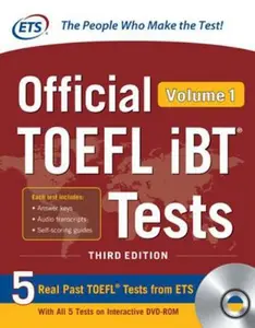 USED-Official TOEFL IBT Tests Volume 1, Third Edition [With DVD ROM] by Educational Testing Service (Paperback)
