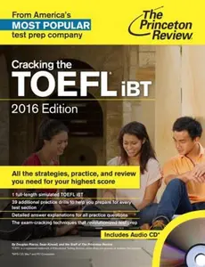 USED-The Princeton Review Cracking the TOEFL iBT 2016 by Princeton Review (Paperback)