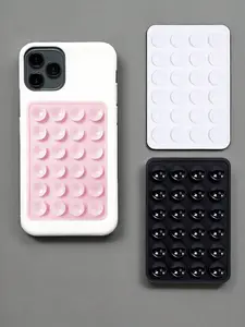 1pc Silicone Suction Cup Phone Case Stand, Phone Suction Cup, Octobuddy, Sticky Phone Grip, Sticky Phone Holder, Compatible With Smartphones