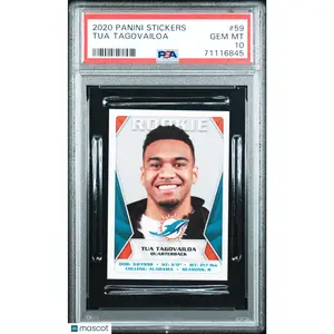 2020 Panini Stickers Tua Tagovailoa #59 PSA 10