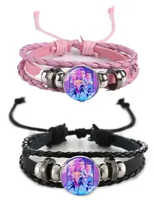 Hunter Witch Team Bracelet Time Gem Handwoven Adjustable Wristband, Handmade Jewelry Accessory for Women, Witchy Jewelry, Gothic Witch Jewelry