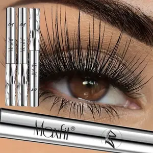 Waterproof Mascara - Makeup Mascara 24 Hour Volumizing Lash Enhancer, Plant-Based Formula for Sensitive Skin, Smudge Proof, Suitable for Sensitive Eyes