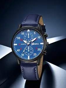 Personalized dial quartz fashionable casual temperament business exquisite men's watch versatile watch