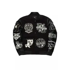 Gallant Black Varsity Jacket
