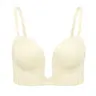 Wingslove Deep Plunge Strapless Bra Multiway Push up Low Cut Wireless Bras For Backless Outfit