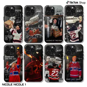 Pepe One Last Shift Signature Phone Case, Rip Claude Lemieux 1965-2026 Hockey Phone Cover, Forever On The Ice Legend Of The Rink 17 Air Pro Max