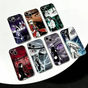 Anime Fan Gift Phone Case, Dark Ninja Battle Aesthetic Clear Cover For iPhone 17 16 15 14 13 12 11 Pro Max Air Samsung Galaxy S26 S25 S24 S23 S22 Ultra Plus FE