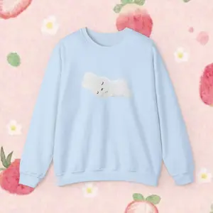 Miffy Sleeg Plush Adult Crewneck, Unisex Heavy Blend Crewneck Sweatshirt, Miffy Clothes, Miffy Gift