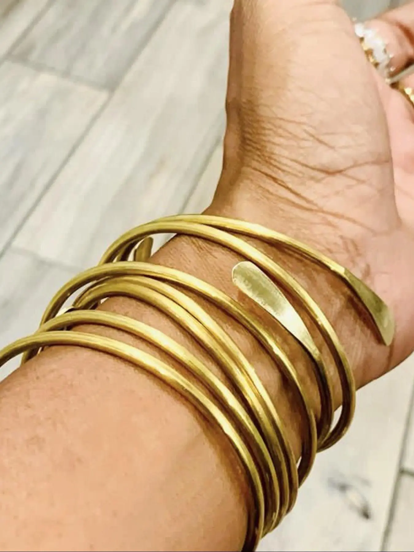 Women's Punk Style Cuff Bangles Bracelets Set, 6 Counts Stackable Cuff Bracelet Fashionable Minimalist Trendy Stack Bangle Bracelets for Party, Daily Decor, Trendy All-match & Exquisite Jewelry for Birthday Gift