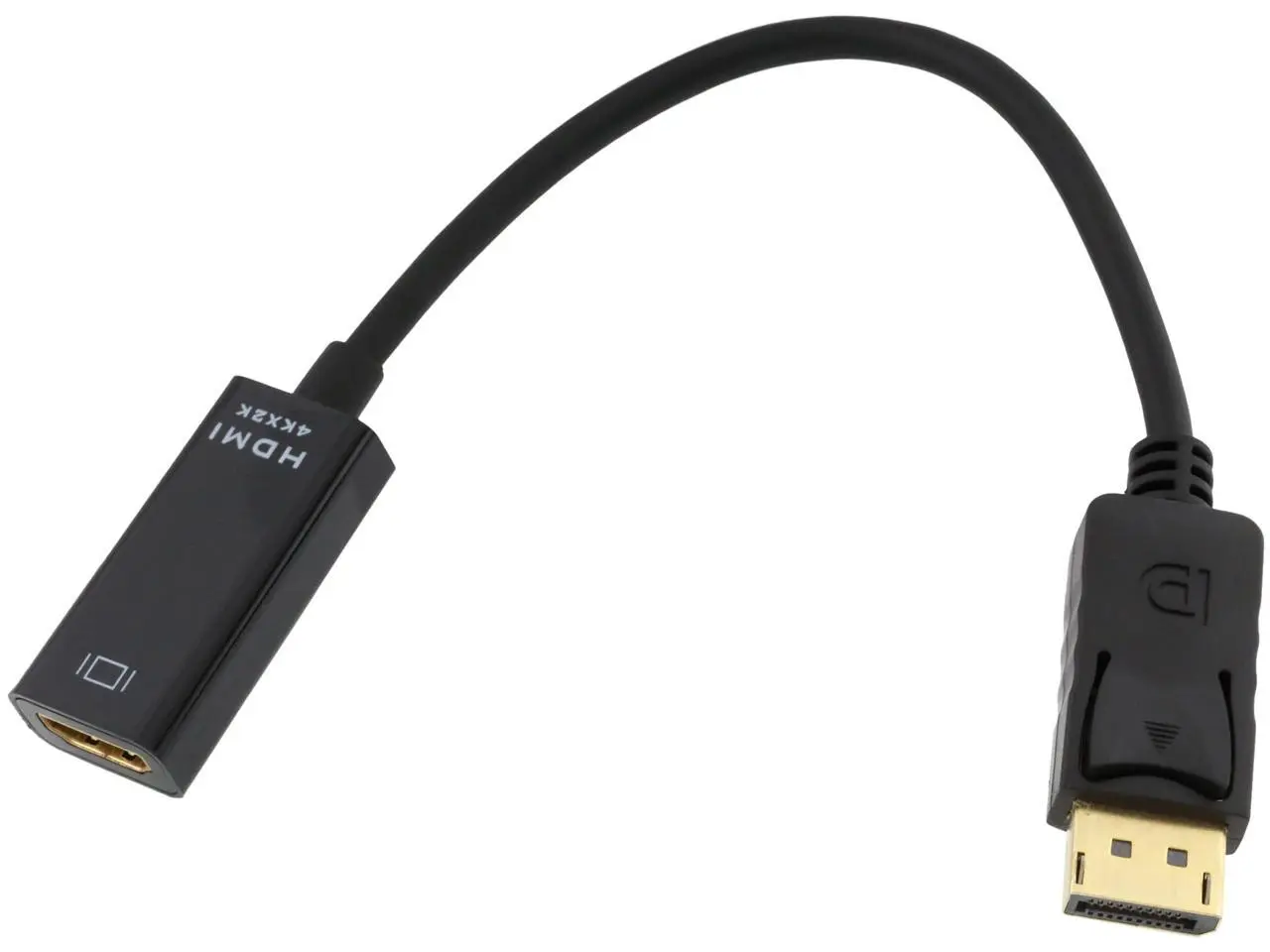 Nippon Labs 20AD-DPHDMI-MF Active DisplayPort Male to HDMI Female Adapter - Connect Any DisplayPort-Enabled PC or Tablet to an HDMI Enabled Monitor, TV or Projector for Ultra-HD Video Streaming (HDMI 2.0 up to 4K 3840x2160 @60Hz)