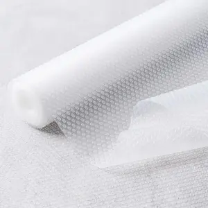 12 Inches x 20 FT Non-Adhesive Shelf Liner Water Resistant Oil-Proof Thickened Easy to Clean and Cut Drawer Mats for Refrigerator, Desk, Cabinet, Kitchen