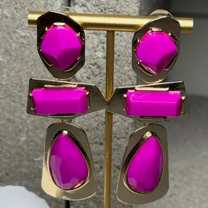 Pop Off Three Layer Tassel Earrings