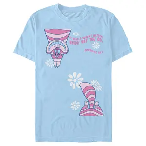 Men's Alice in Wonderland Cheshire Cat Split T-Shirt