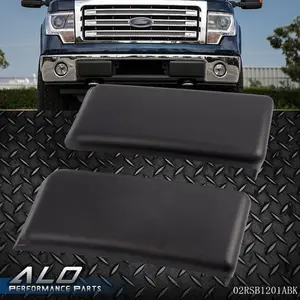Fit For Ford F150 2009-2014 Front Bumper Guards Pads End Caps Cover Trim Pair