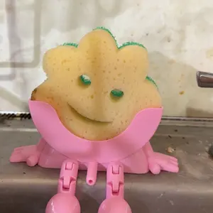 Funny  Dish Sponge Holder with Drainage – Sponge Daddy & Dish Mommy Sink Organizer