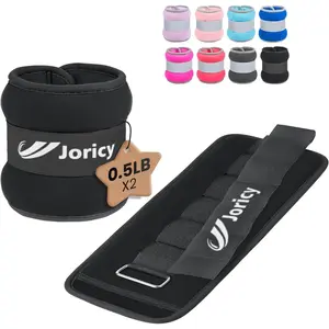 Ankle Weights A Pair of 1/2/3/4/6/8/10/12/20 LBS Adjustable Wrist Leg Arm Weights for Women Men for Physical Therapy Running Walking Home Fitness Gym Workout Strength Training