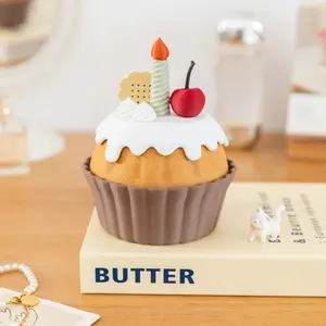 Cute Cupcake Design Jewelry Storage Box, 3D Printed Jewelry Organizer, Desktop Jewelry Display Box, Home Decor Organiser, Home Organizer for Bedroom Bathroom Dressing Table