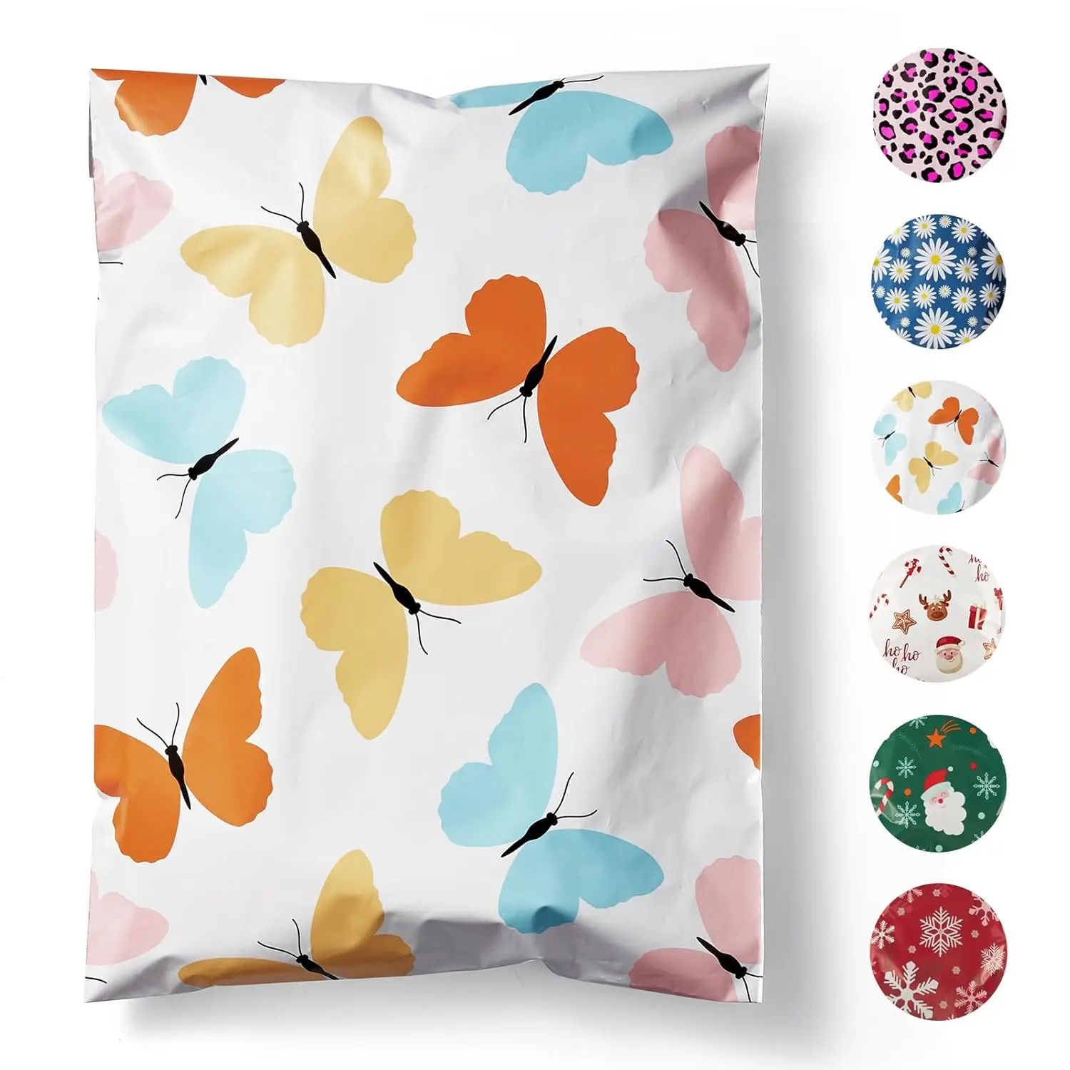 Poly Mailers 10x13" 50 Pack,Cute Shipping Bags for Clothes,Butterfly | Self Adhesive Mailing Shipping Envelopes,Waterproof Mailers Poly Bags,Colorful Packaging Bags for Business,Boutique&Online