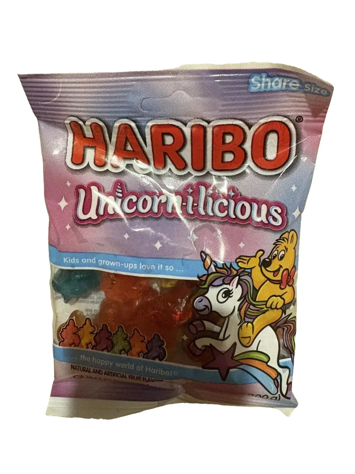 NEW Haribo Unicorn-ilicious Gummies Share Size Candy 5 oz Unicorn Candy Best 03/